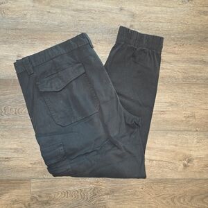 MEN'S NWT BLACK CARGO JOGGER PANTS SIZE 42
